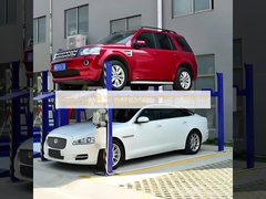 전기 4 포스트 차량 리프트 24 인치 플랫폼 너비 부드러운 쉬운 차량 유지 보수