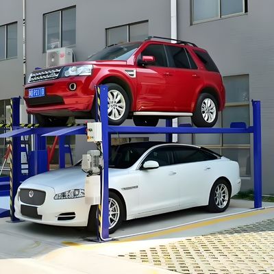 품질  Electric Four Post Vehicle Lift 24 Inches Platform Width For Smooth Easy Vehicle Maintenance 공장